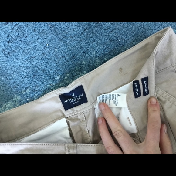 Cargo khaki shorts - Picture 2 of 3